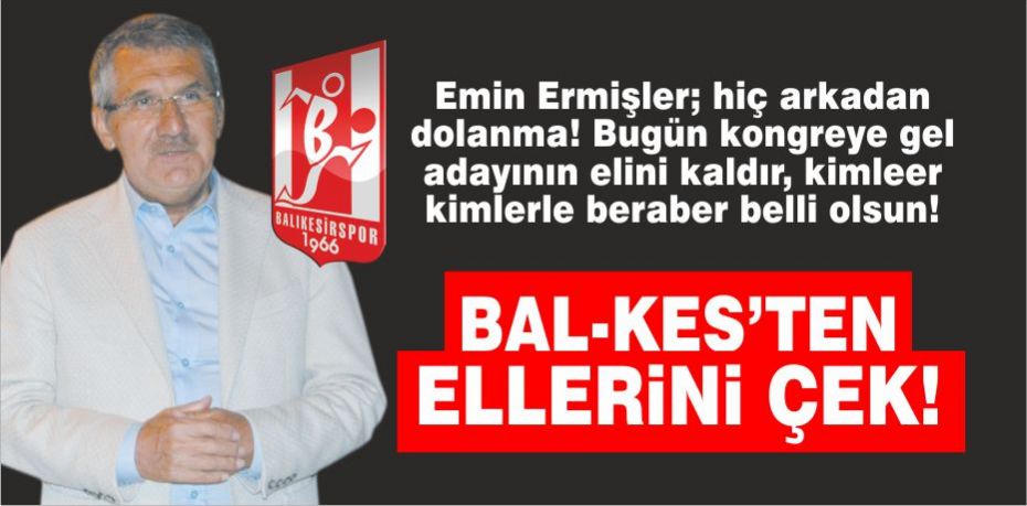 Emin Ermişler; hiç arkadan