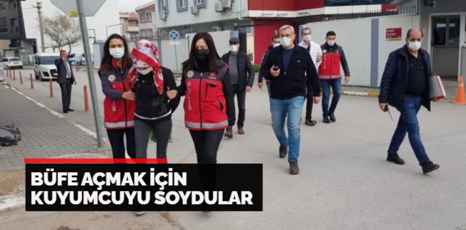 Balıkesir’de bir kuyumcuya girerek,