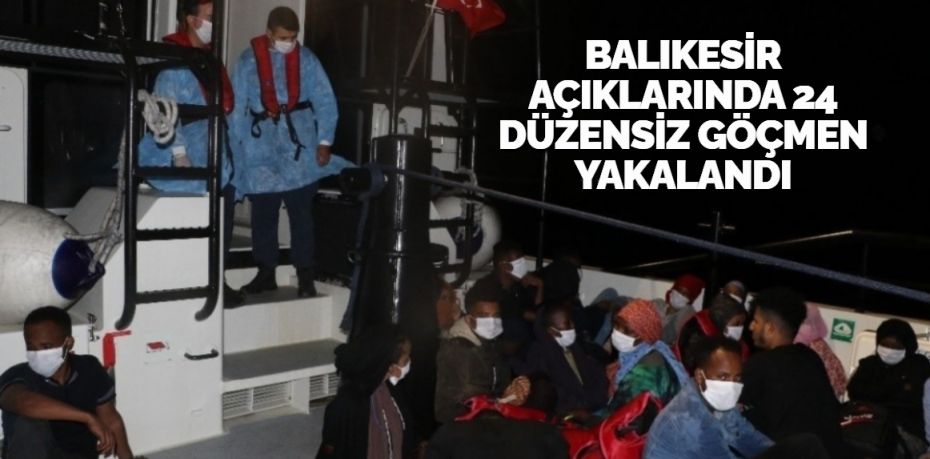 Balıkesir’in Ayvalık ilçesi açıklarında