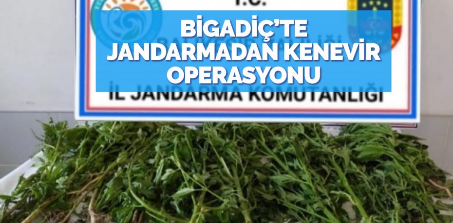 Bigadiç ilçesinde jandarma ekipleri