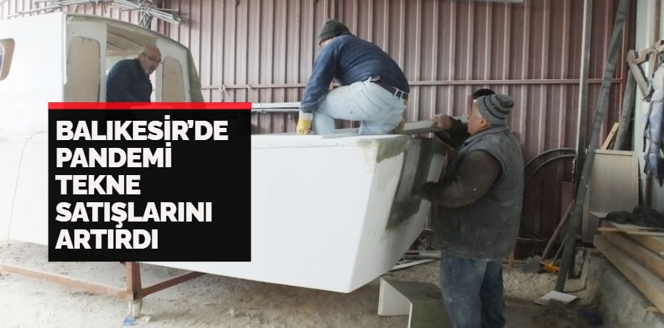 Balıkesir’in Burhaniye ilçesinde tekne