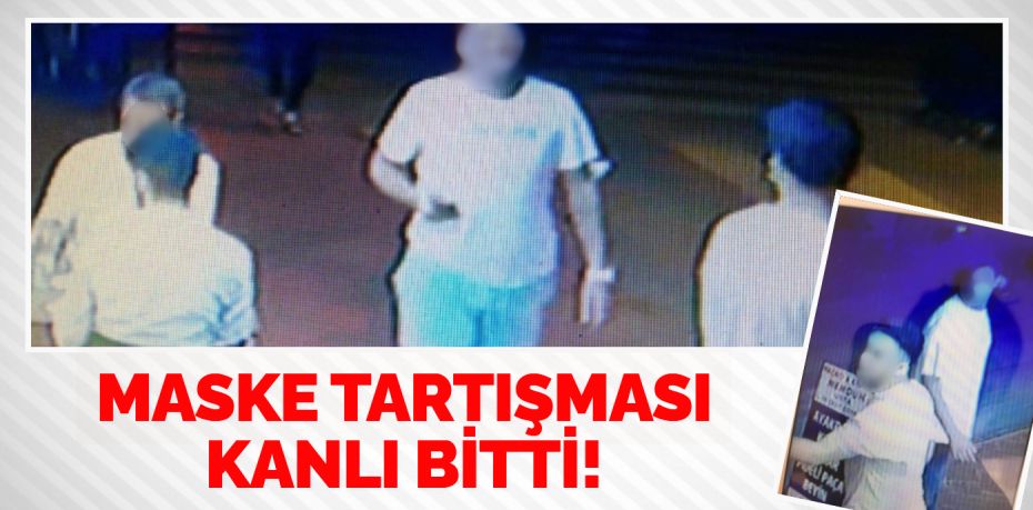 Edremit’te minibüste çıkan maske