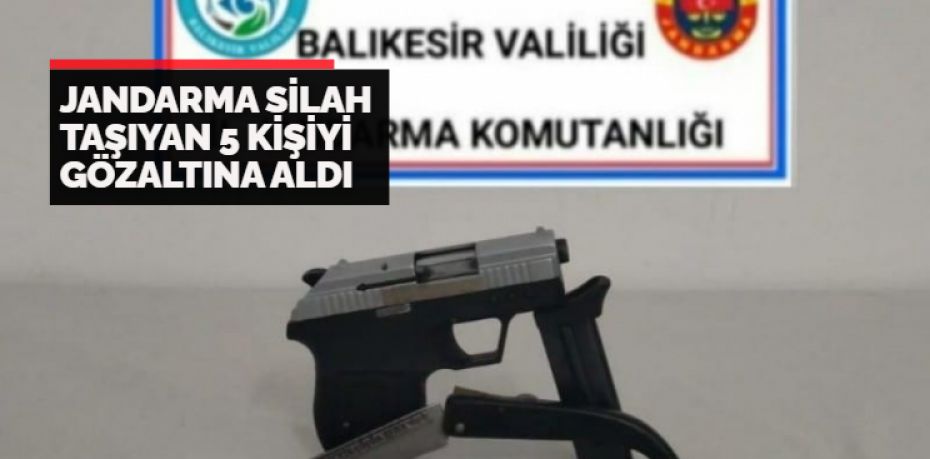 Balıkesir il genelinde jandarma