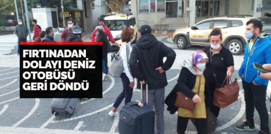 Avşa Adası’ndan kalkan yolcu