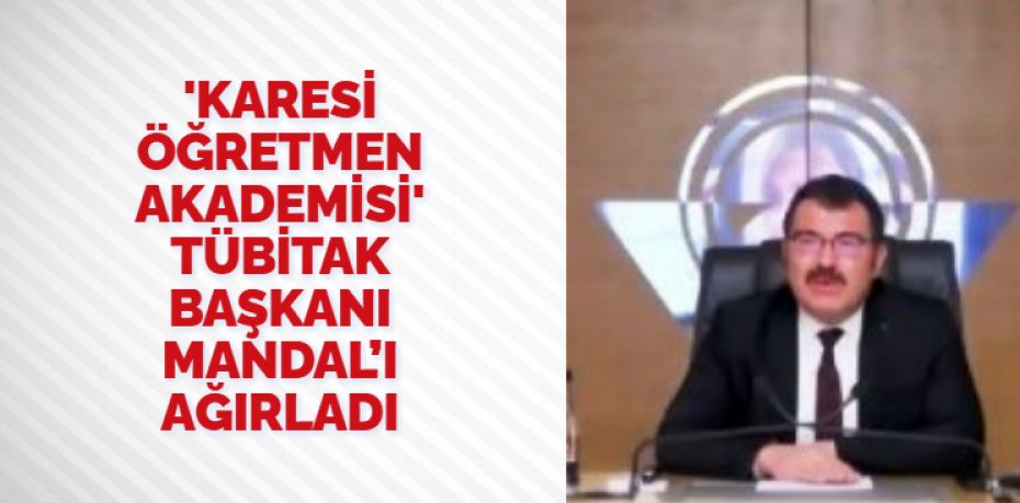 Karesi Öğretmen Akademisi; TÜBİTAK