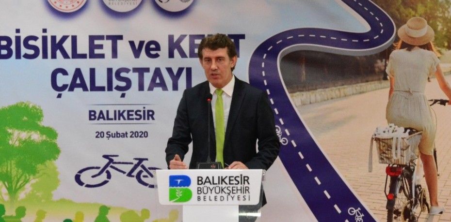 Balıkesir’de bisikletin ulaşım aracı