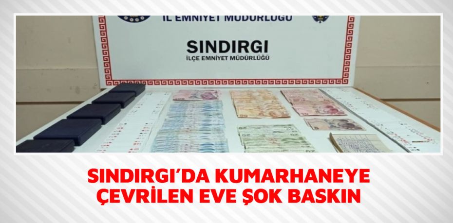 Balıkesir’in Sındırgı ilçesinde polis,