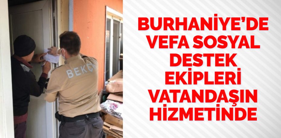 Burhaniye ilçesinde, kaymakamlığın öncülüğünde