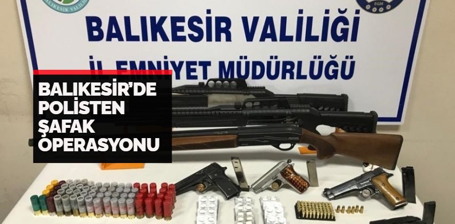 Balıkesir polisi Altıeylül ilçesinde