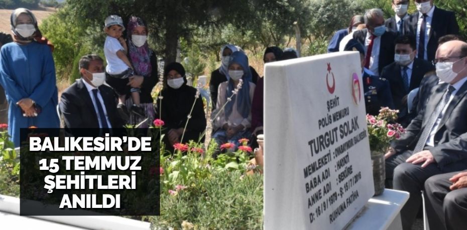 Balıkesir’de 15 Temmuz Demokrasi