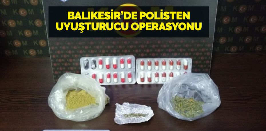 Bandırma ilçesinde polis ekiplerinin