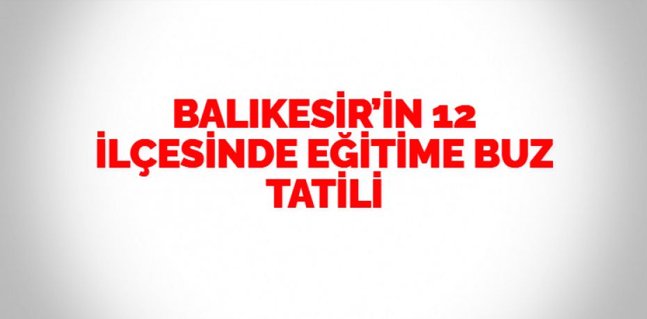 Balıkesir´de kar yağışı sonrası