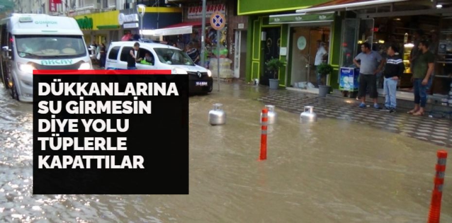 Balıkesir’in Edremit ilçesinde sağanak