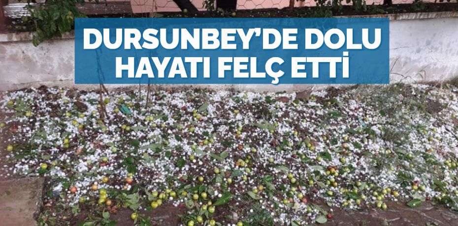 Dursunbey ilçesinde etkili olan