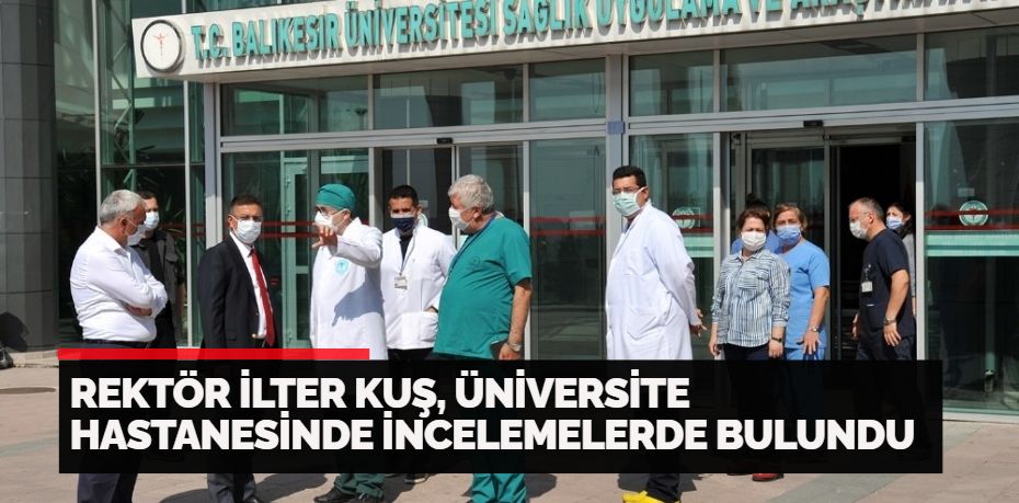 Balıkesir Üniversitesi Rektörü Prof.