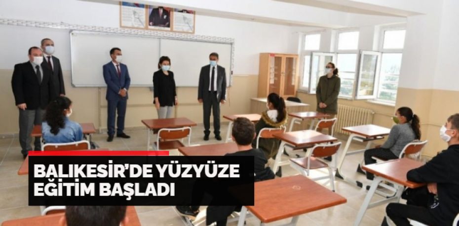 Balıkesir’de ’Yüzyüzü Eğitimde’ İkinci