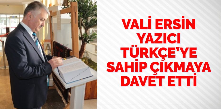 Balıkesir Valisi Ersin Yazıcı