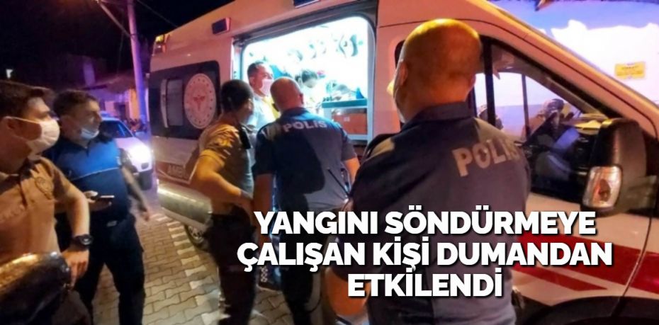 Balıkesir’in Edremit ilçesinde yangını