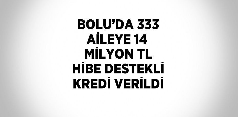 Bolu’da orman köylüsü 333