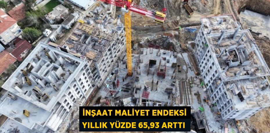 İnşaat maliyet endeksi yıllık