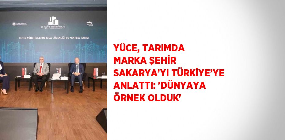 Sakarya Büyükşehir Belediye Başkanı