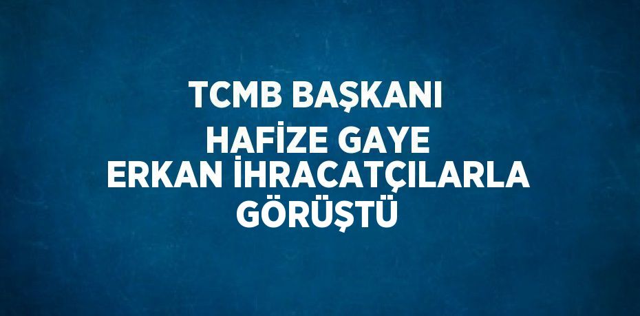 Türkiye Cumhuriyet Merkez Bankası