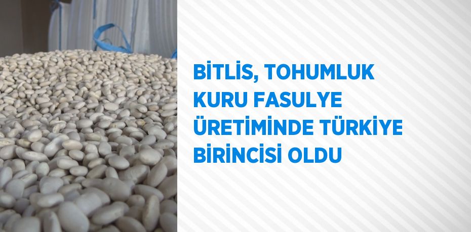 Bitlis, yüzde 75’lik tohumluk