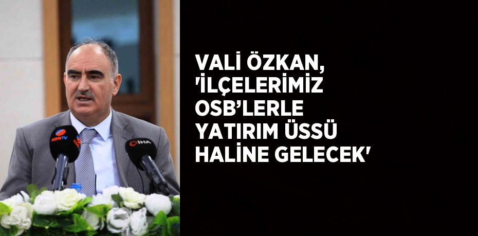 Konya Valisi Vahdettin Özkan,