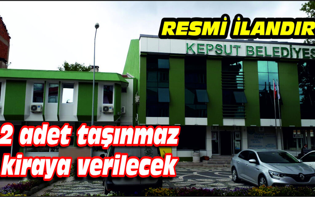 KEPSUT BELEDİYE BAŞKANLIĞINDAN 2886