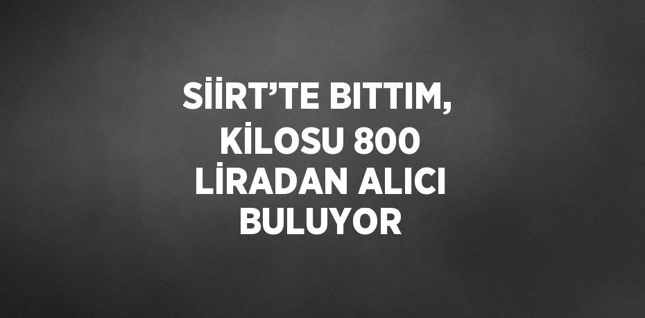 Siirt’in Tillo ilçesine bağlı