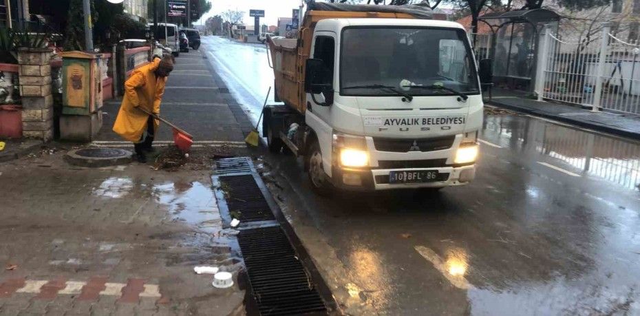 Balıkesir’in Ayvalık ilçesinde, şiddetli