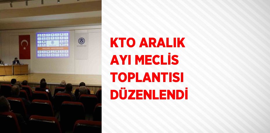 Konya Ticaret Odası’nda (KTO)