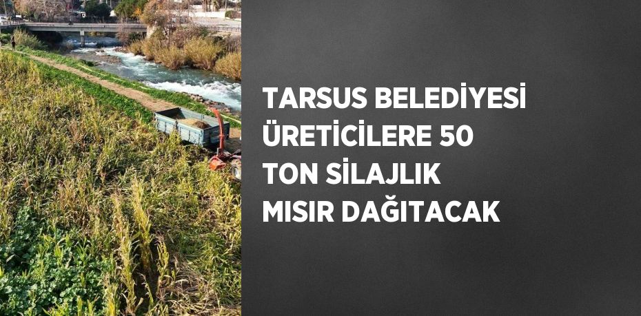 Tarsus Belediyesince hayvancılığı desteklemek