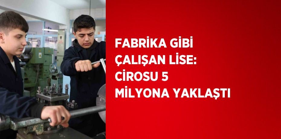 Nevşehir’de fabrika gibi çalışan