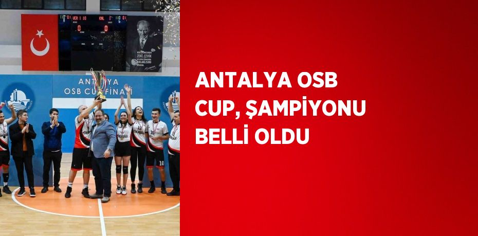 Antalya OSB CUP Firmalar