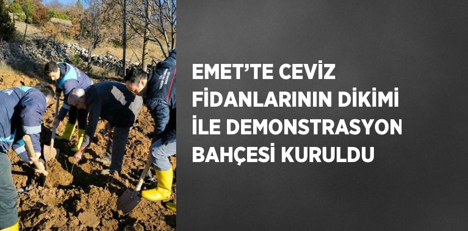 Kütahya’nın Emet ilçesi Abaş