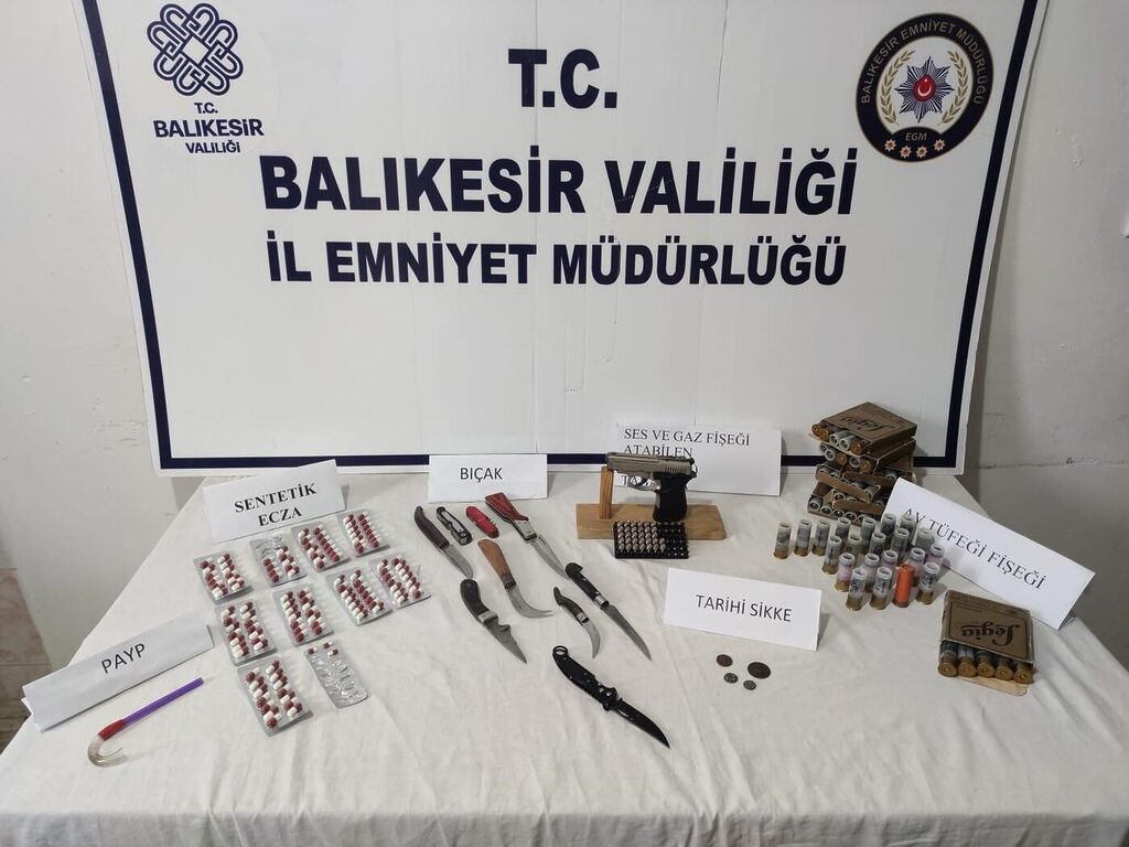 Balıkesir’de polisten uyuşturucuya geçit yok