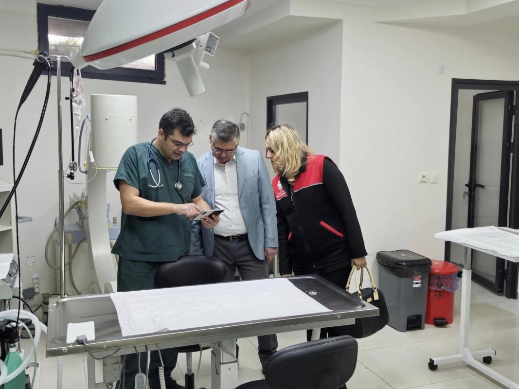 ALKAN HAYVAN HASTANESİNDE İNCELEMELERDE BULUNDU Tarım ve Orman İl Müdürü Erkan Alkan, Körfez hizmet veren
