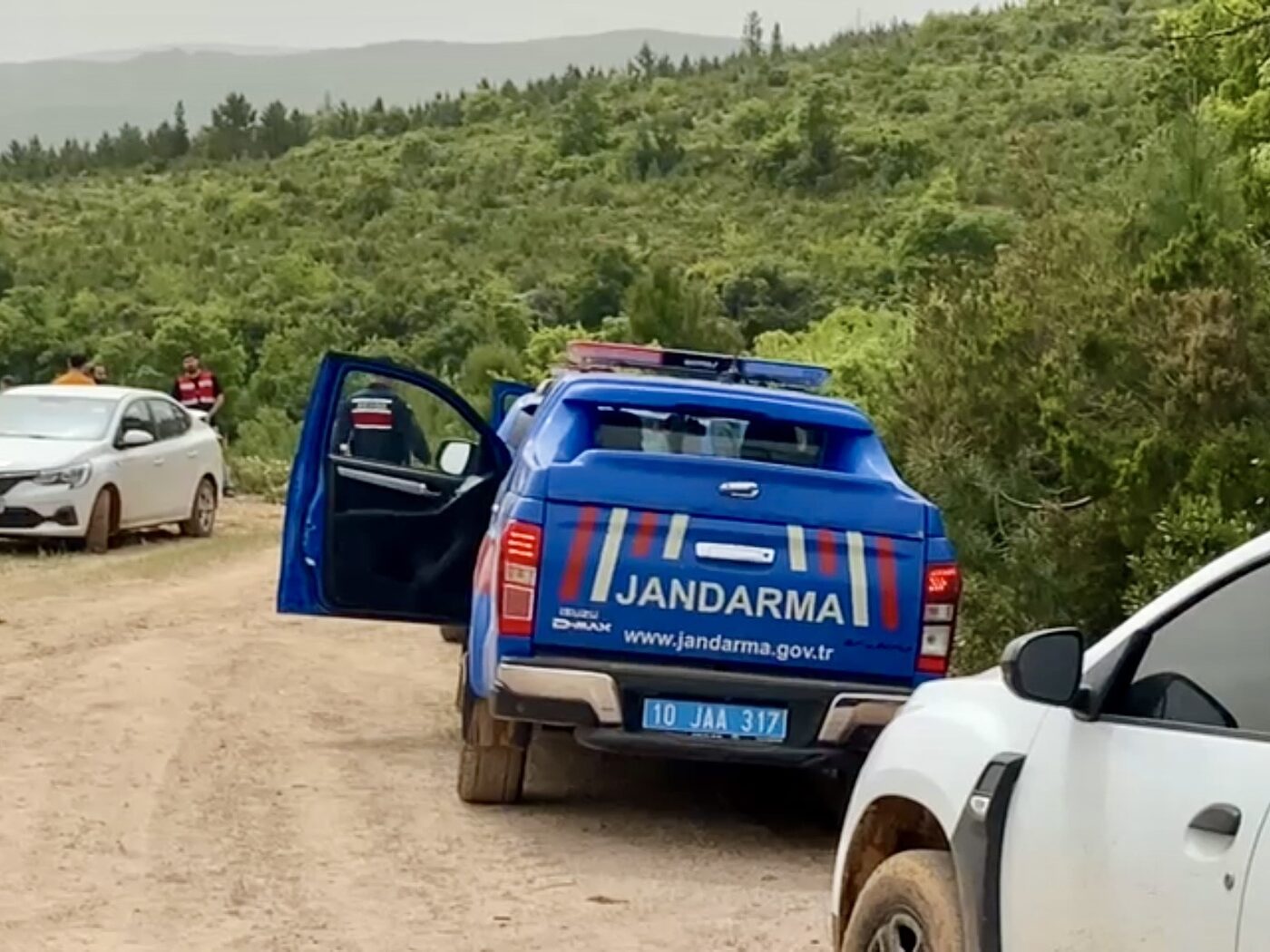 Balıkesir’in Gönen ilçesinde dere