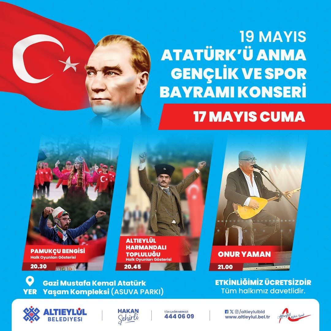 19 Mayıs heyecanı Altıeylül’de yaşanacak