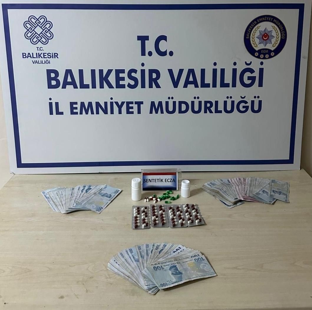 Balıkesir’in Erdek ilçesinde uyuşturucuyla