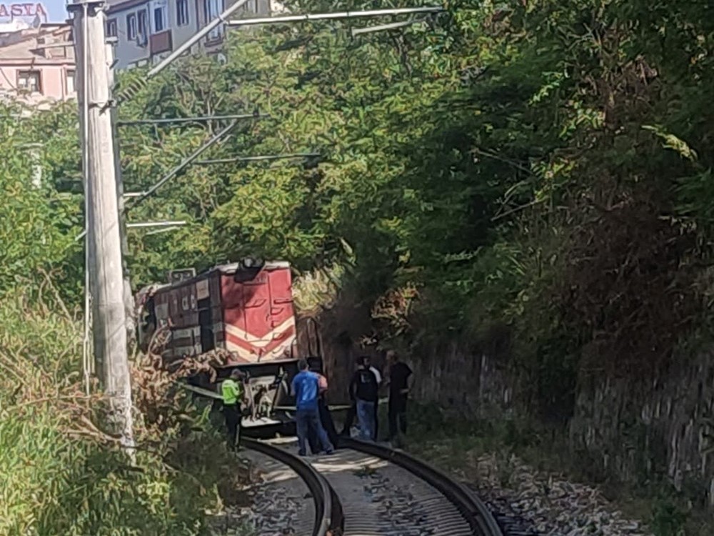 Balıkesir’in Bandırma ilçesinde tren