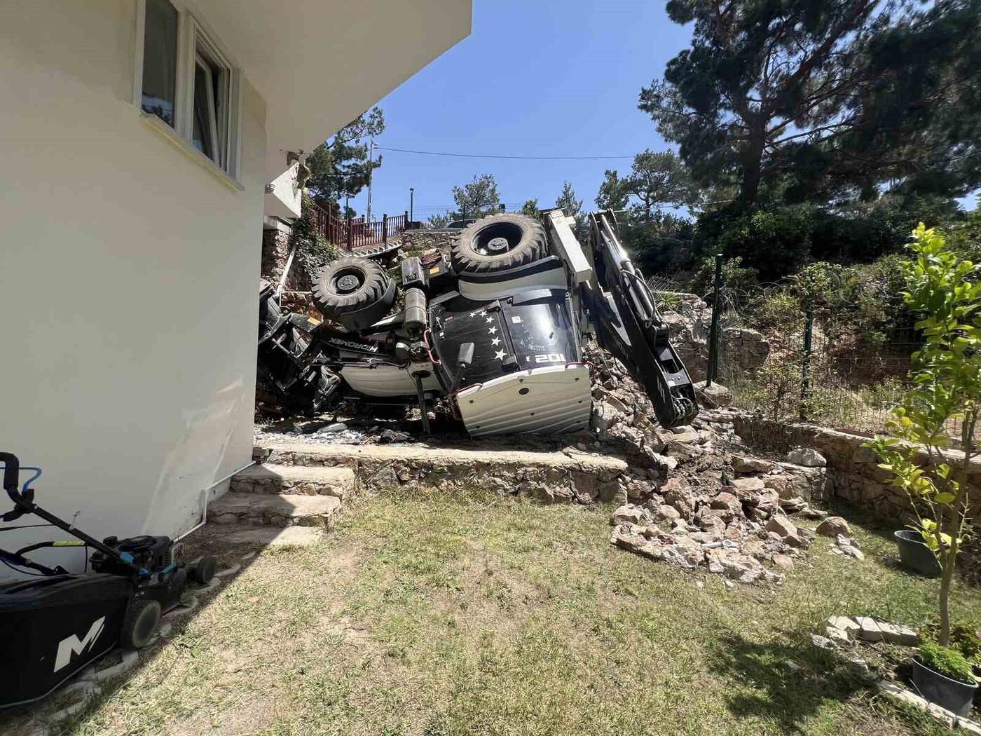 Balıkesir’in Havran ilçesinde devrilen