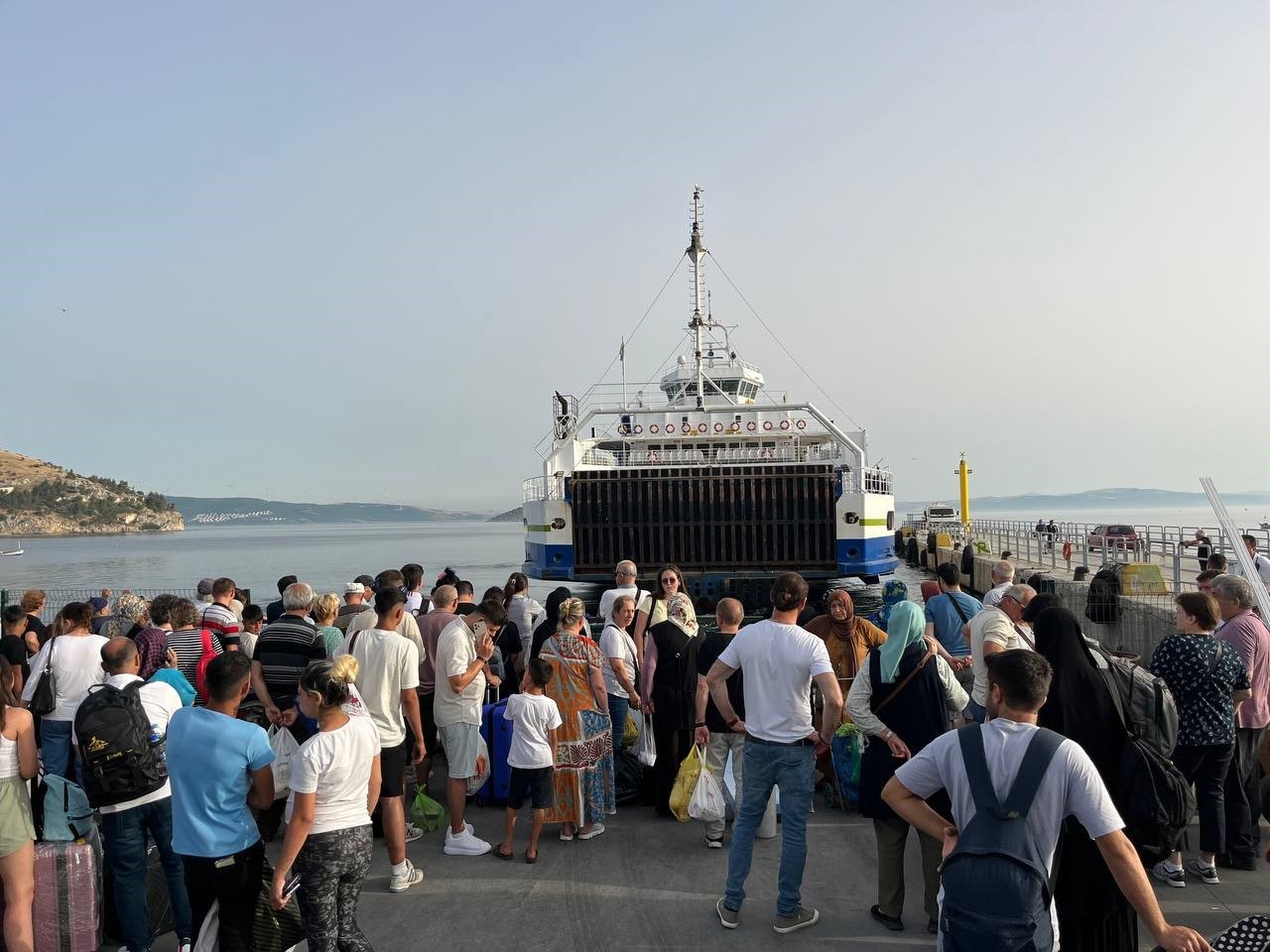 Balıkesir’in Erdek ilçesi üzerinden