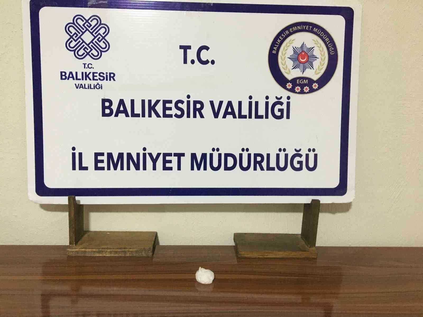 Balıkesir’in Gönen ilçesinde uyuşturucu