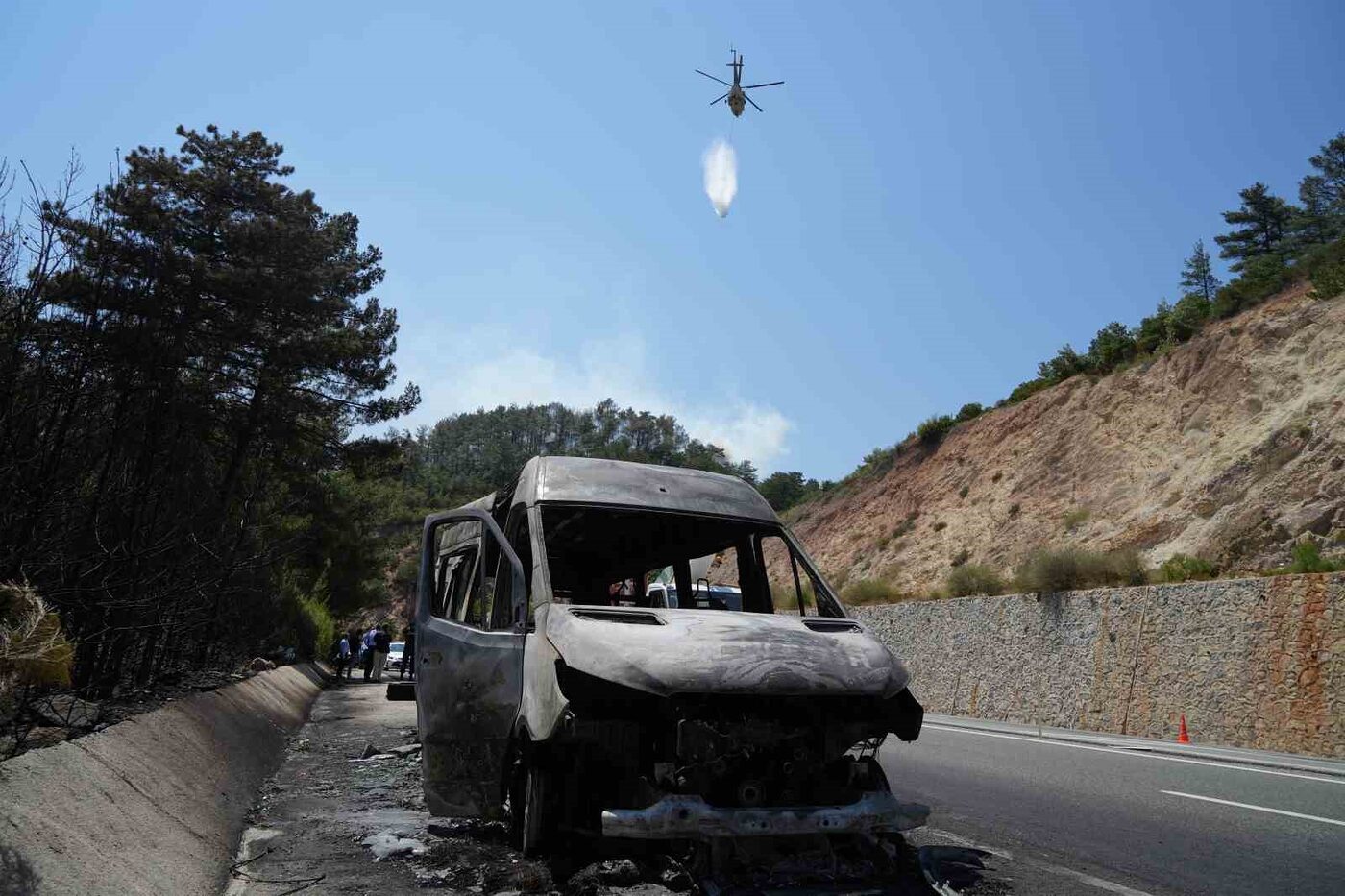 Balıkesir’in Havran ilçesinde karayolunda