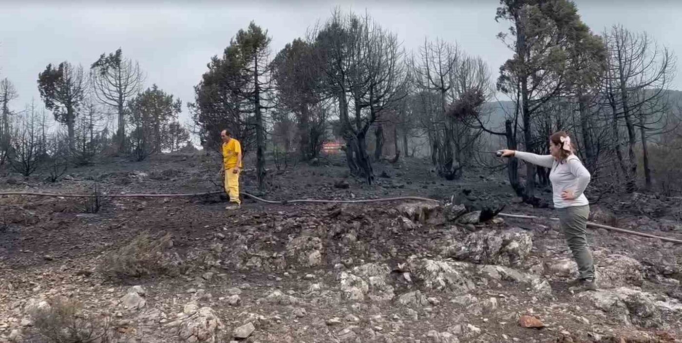 Balıkesir’in Kepsut ilçesinde dün