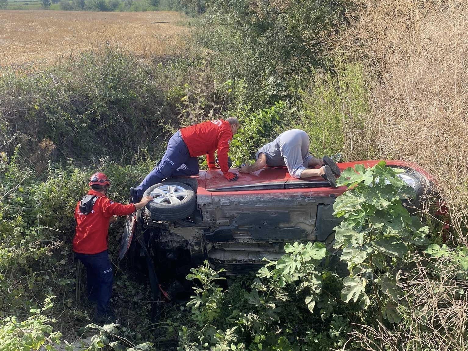 Gönen’de trafik kazası: 1 yaralı