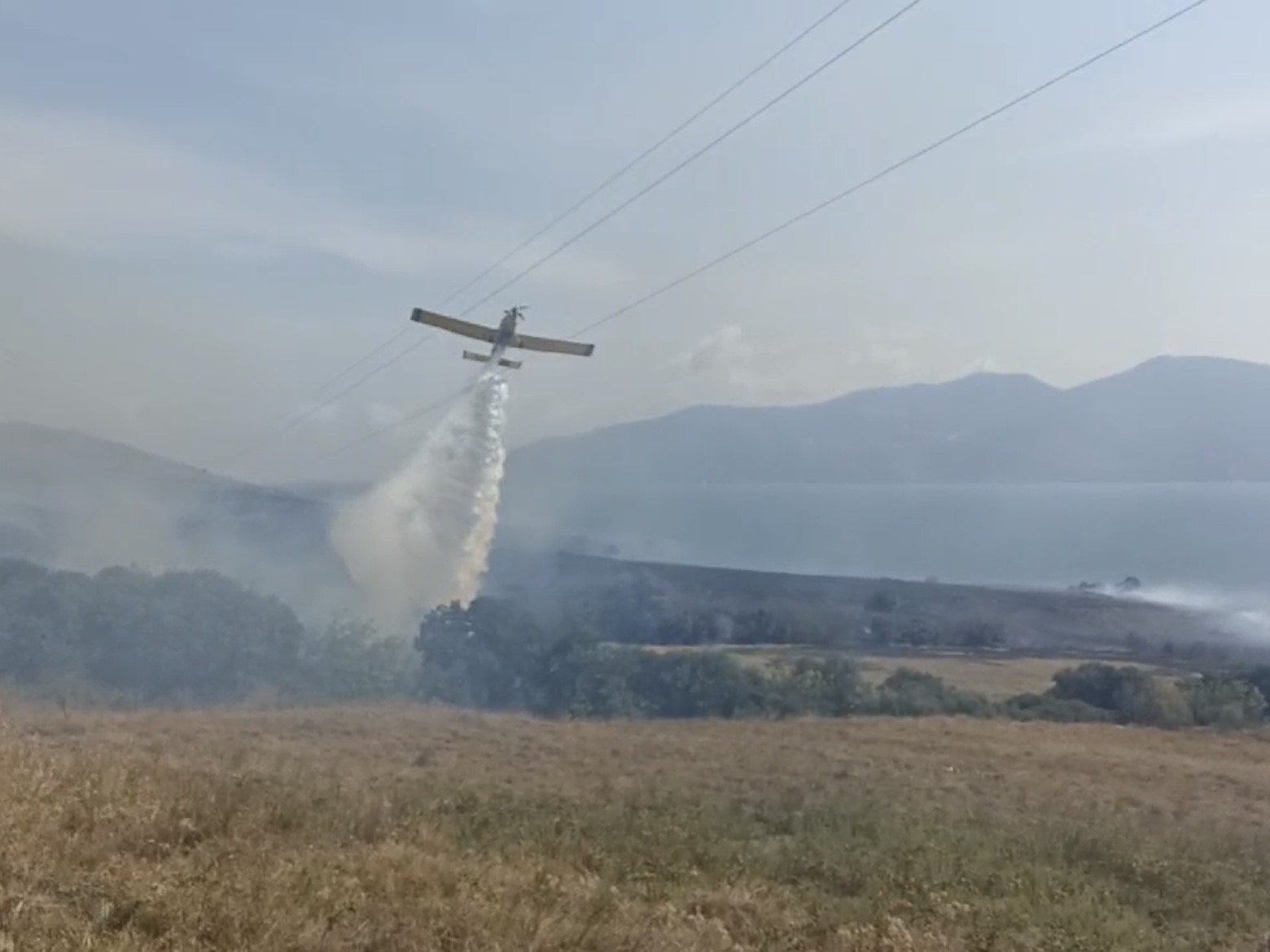 Paşalimanı Adası’nda yangın…Karadan ve havadan müdahale sürüyor