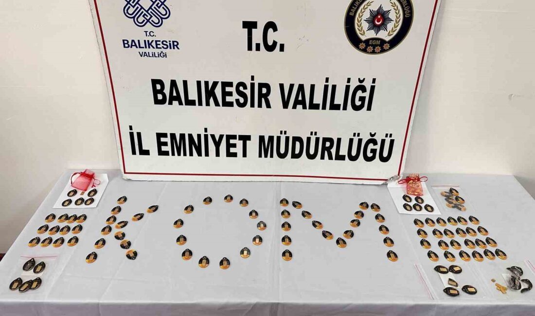 Balıkesir’de kuyumcu esnafına sahte